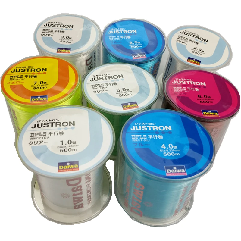 

New Nylon Fishing Line 500m Series Super Strong Fishing Line Daiwa Multifilament Fishing Tape Monofilament Fishing Accessories
