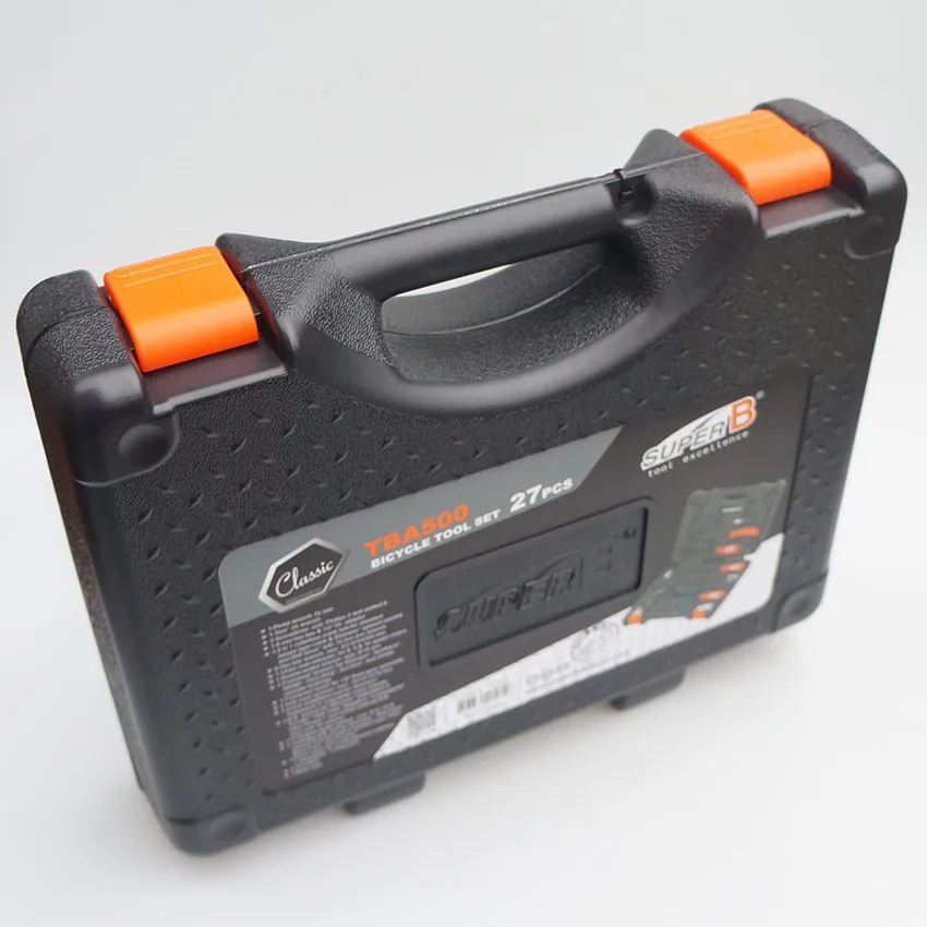 

Professional bicycle tool sets 27pcs bicycle bike tool box SUPER B TBA 500