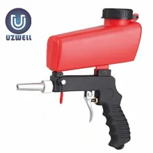 Пневматический взрывной пистолет гравитационная загрузочная воронка точечный бластер пистолет для очистки ржавчины удалить пистолет удаления 21lbs