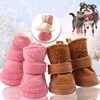 Mejor Compra Cálido invierno gato Perro Zapatos para perros no-slip Perro botas de nieve Chihuahua Shih Tzu zapato Zapatos Perro mejor venta 2018 productos kWlrrVBz