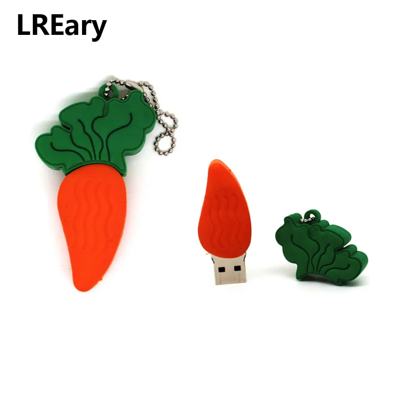 Все виды модель овощей USB флэш накопитель Кукуруза/морковь/Красного перца карта