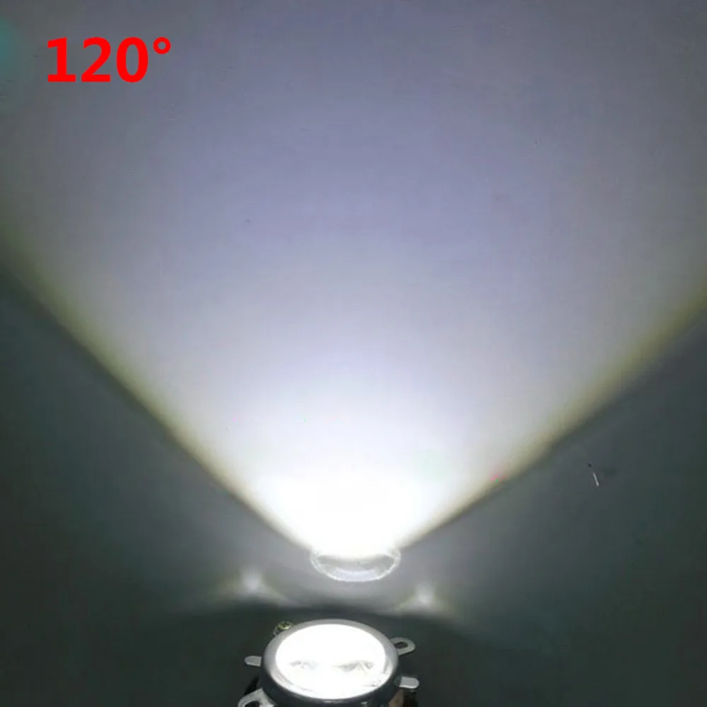 44mm 60/120 Degree Optical Glass Lens+ 50mm Reflector Collimator+ Fixed Bracket for 20-100W Integrated LED Light Source