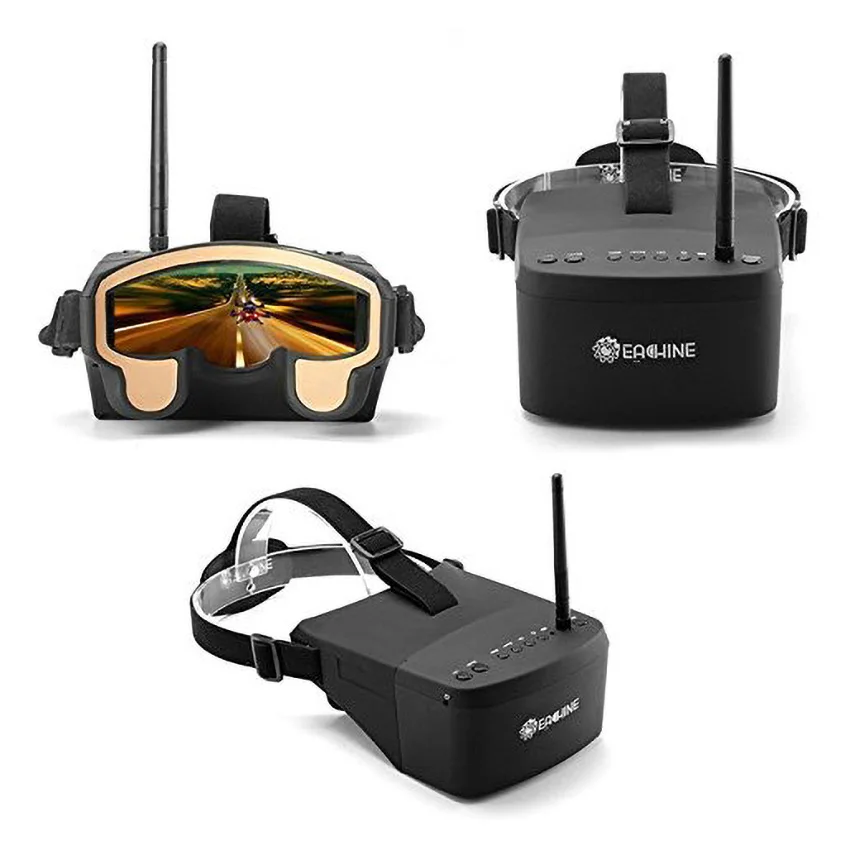 

Original Eachine EV800 5 Inches 800x480 FPV Video Goggles 5.8G 40CH Raceband Auto-Searching Build In Battery FPV Part (In Stock)