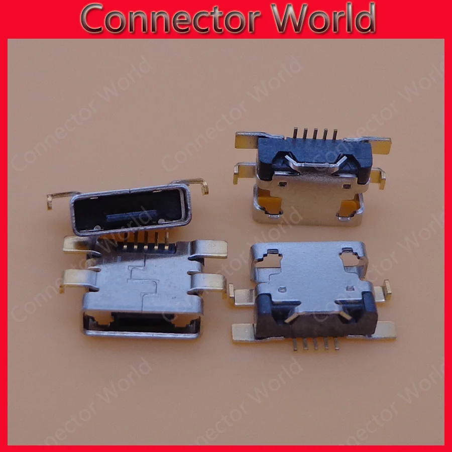 

1-100PCS/LOT mini Micro USB Jack 5P 5pin USB Charging Socket Connector V8 Port Data dock Plug replacement repair parts 5-pin