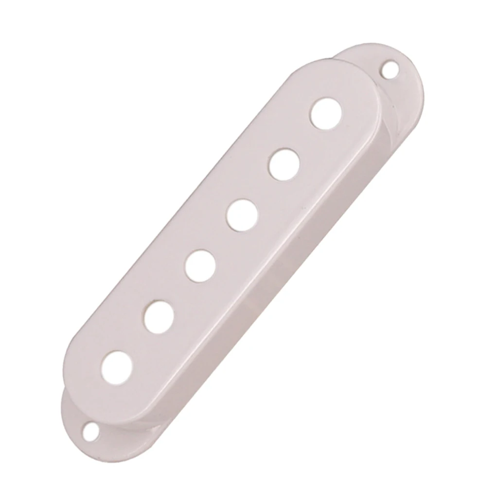 Tooyful 3 Pieces Plastic Single Coil Pickup Covers Protector White for ST SQ Electric Guitar Replacement Parts