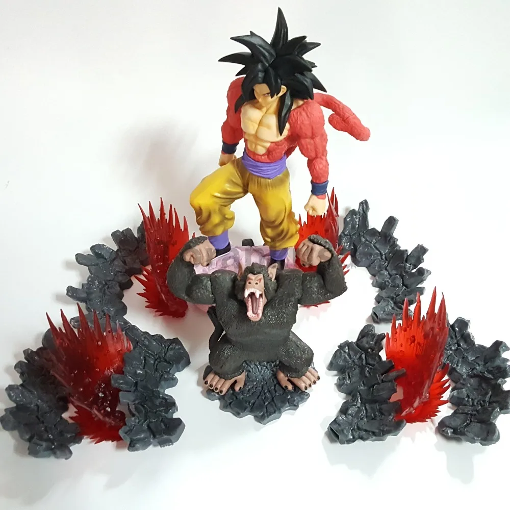 Фигурка Dragon Ball игрушки Goku Super Saiyan 4 Ape аниме Dragon Ball Z Son Goku ПВХ Фигурки figuas De Coleccion