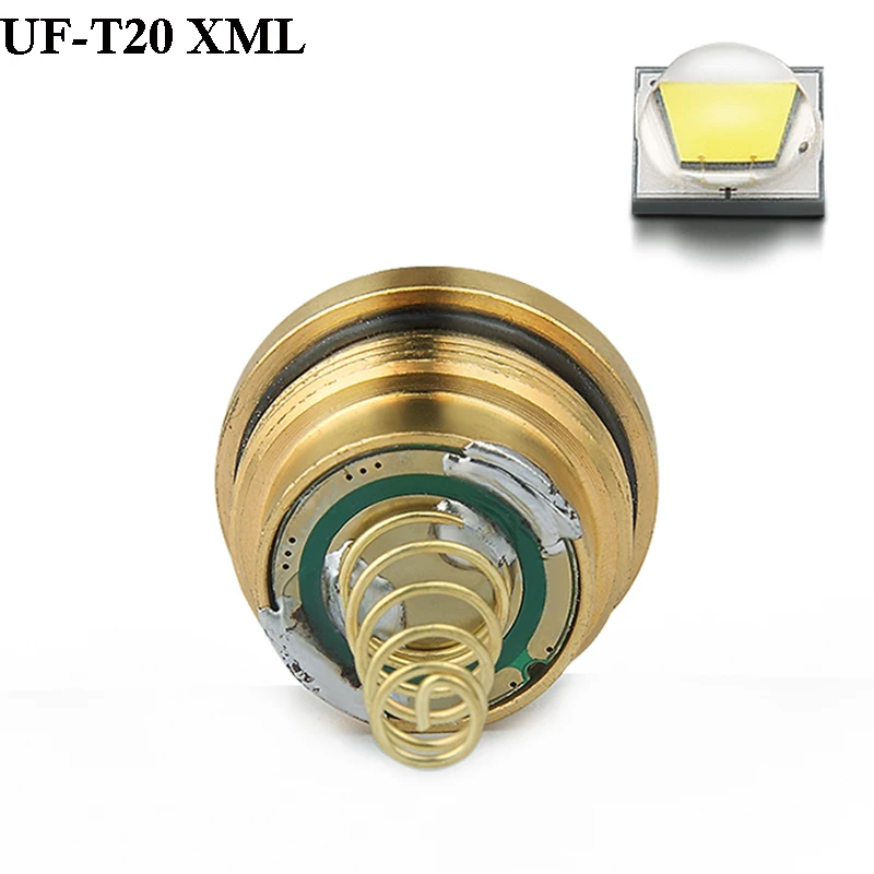 UniqueFire 5mode Operated Driver LED Lamp Holder XML Light Beads Fitted