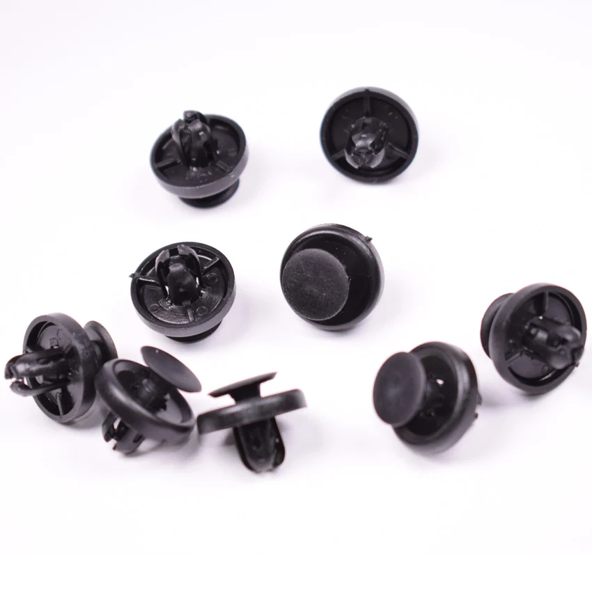 YAQUICKA 100Pcs 7mm Hole Car Hood Wheel Cover Trim Retainer Fastener Rivets Clip For Honda