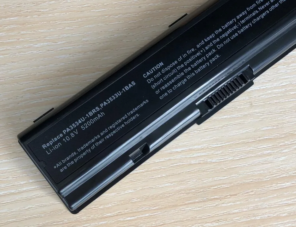 5200 мАч аккумулятор для ноутбука Toshiba Satellite Pro L550 L450 L300 A300 A200 A210 A350 A500 L500 PA3534U 1BAS