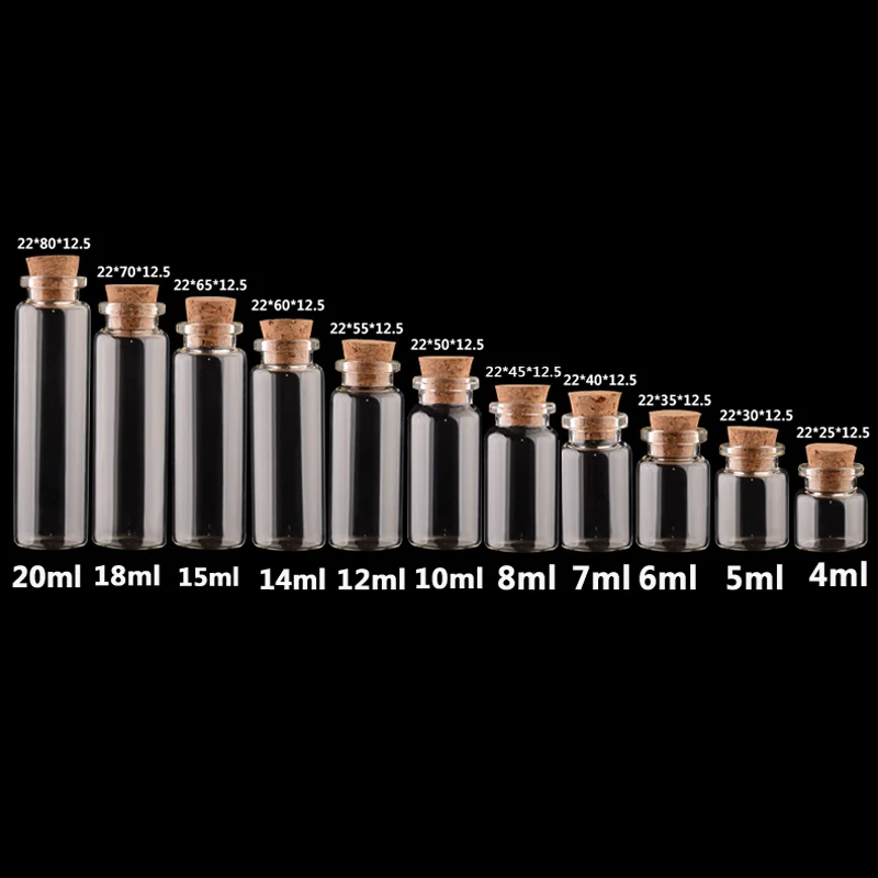 Мини-флаконы для сообщений, 1 шт., стеклянные банки для украшения, пробковые пробки, украшения, сделай сам, дешевые, высокое качество, стеклянные банки, маленькие