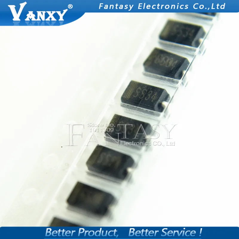 100 шт. 1N5822 SMA SS34 smd do 214ac IN5822 диод Шоттки ss34|diode ss34|schottky diode100pcs 1n5822 |