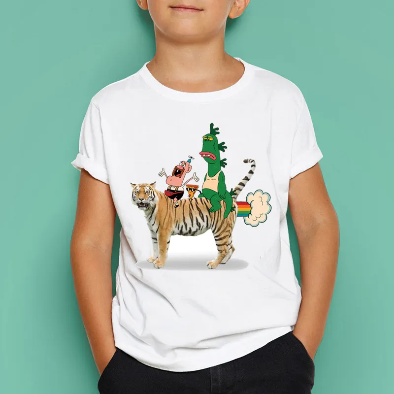 

Boys/Girls Uncle Grandpa Kids Novelty Short Sleeve Tops Children's O-Neck T-Shirt