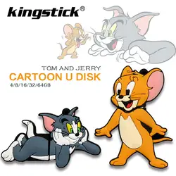 Лидер продаж, USB флеш-накопитель Tom and Jerry, мышь-стилус, флешка, 4 ГБ, 8 ГБ, 16 ГБ, 32 ГБ, 64 ГБ, карта памяти, usb-накопитель, бесплатная доставка