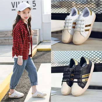

Children Shoes Girls Kids Sports Sneakers 2019 Spring Autumn Boys Casual Shoes Toddler Baby Pu Leather Girl Shoes