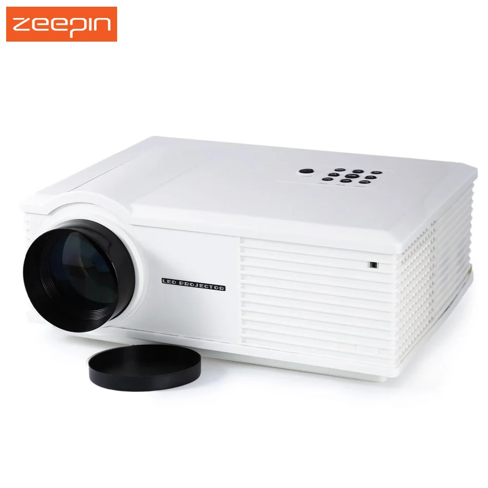 Hot Zeepin PH580 HD Home Theater Projector 3200 Lumens Contrast