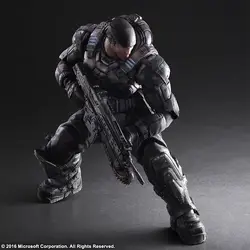 Новый 1 компл. 27 см аниме Рисунок Играть Искусство War Machine Marcus Fenix фигурку Коллекционная модель игрушки Brinquedos