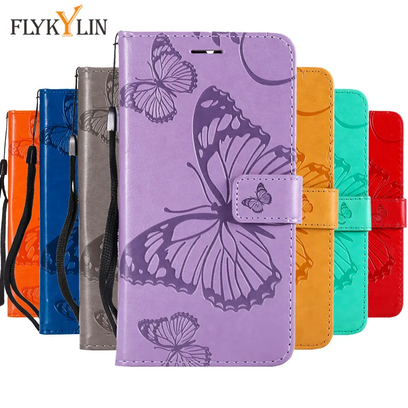 

FLYKYLIN For Motorola Moto E4 Plus Case European Version Flip Luxury PU Leather 3D Wallet Stand Cover For Motorola Moto E4 Case