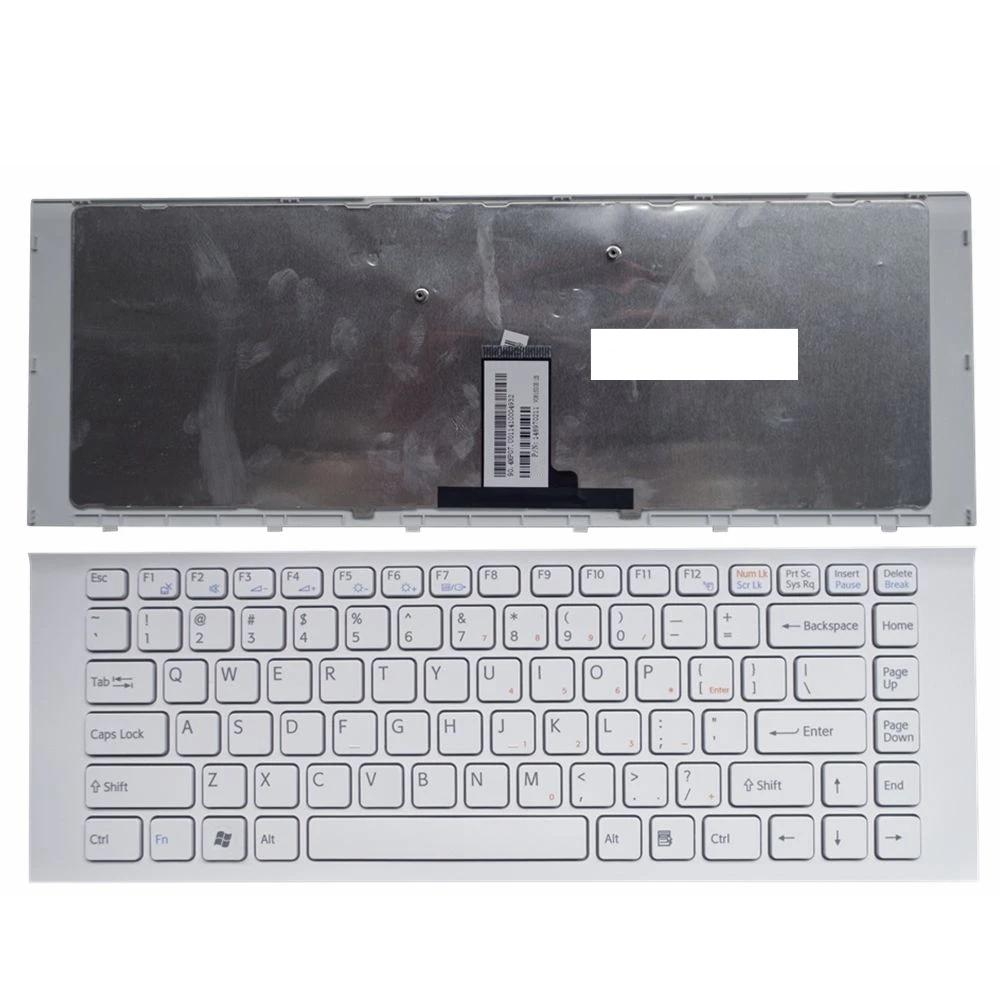 Нам белый английский Клавиатура для ноутбука Sony vpc-eg15yc/p EG18EC vpc-eg17 белый