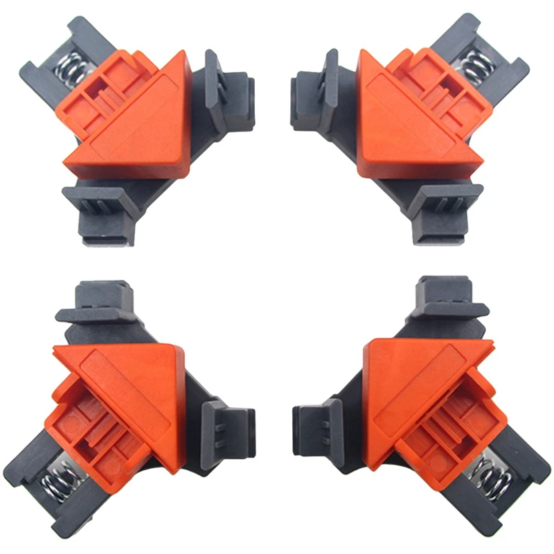 

Woodworking Fast Fixture Clip Woodworking Drilling Locator Hole Locator Corner Retainer 4Pcs/Set