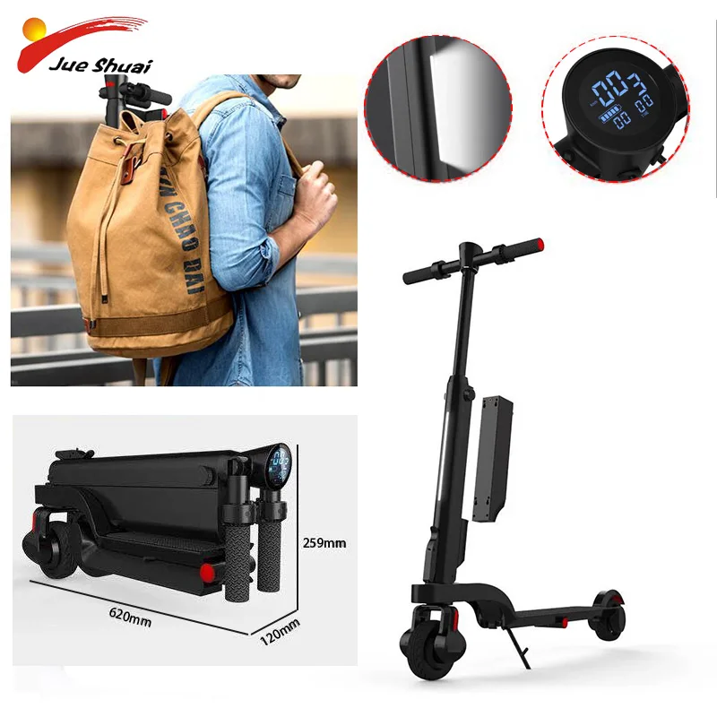 

6.5 inch 24V 200W Electric Scooter X6 Removable Lithium Battery Wheel Adult carrier Escooter folding patinete electrico adulto
