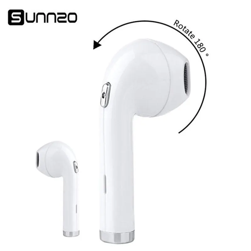 Bluetooth наушники SUNNZO i8 Мини беспроводные спортивные бизнес гарнитура для Huawei Xiaomi
