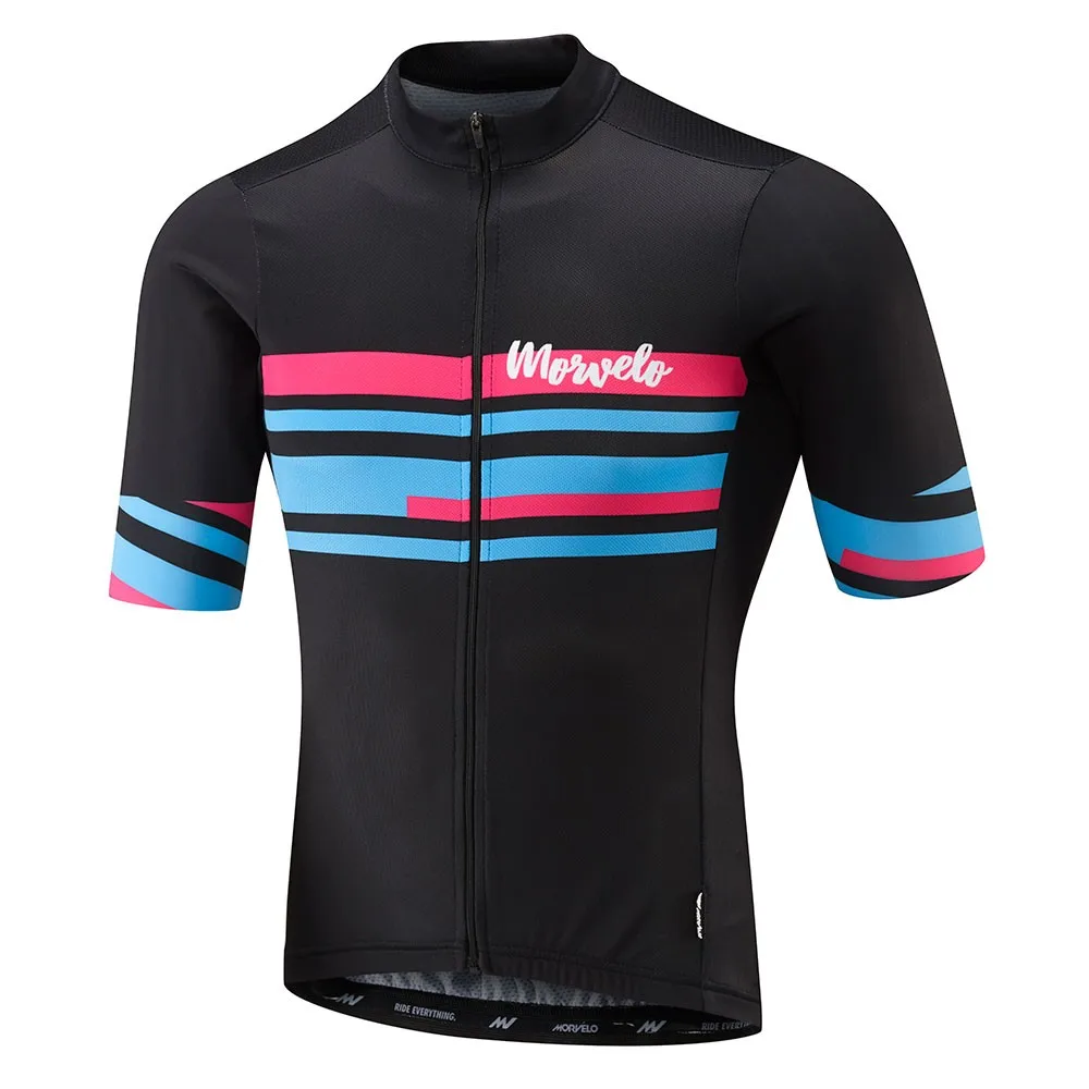 Летняя мужская одежда Morvelo, комплекты одежды для велоспорта, с коротким рукавом, MTB, дышащий комбинезон, шорты, Майо, набор для велоспорта, гелевая подкладка - Цвет: Jersey  F
