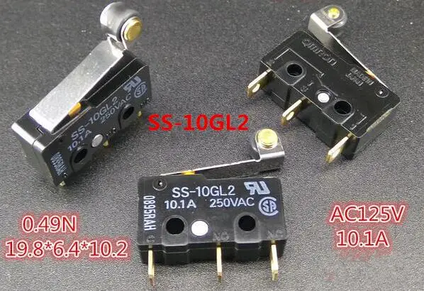 Новый переключатель SS-10GL2 SS-10 SS10GL2 дорожный микропереключатель DIP3 20 шт./лот |
