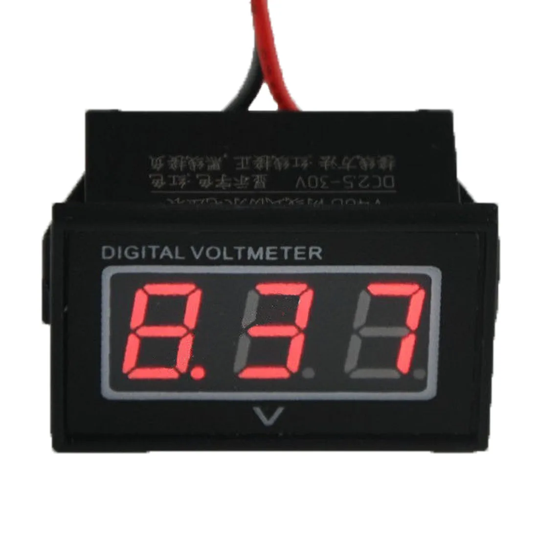 

Good 1PCS Red LED Waterproof Monitor 12 Volt Battery Meter 2.5-30V DC Auto Gauge Digital Voltmeter