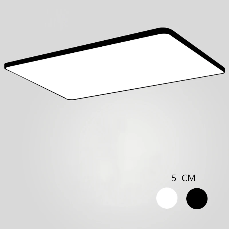 Ультра-тонкий квадратный светодио дный светодиодный потолочный светильник Потолочные светильники для гостиной люстры потолок для зала