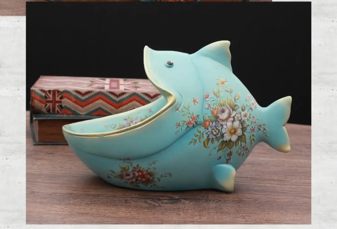 2018 NewStyle Creative lucky animal ornament candy dish sundries storage ornaments