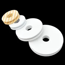 Рыболовная линия, намоточная доска, 5 шт./лот, Круглая Белая EVA пена, намотка, рыболовная леска, аксессуары, снасти, 3 размера