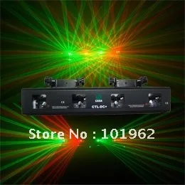 

4 lens RG Party Effect DJ Sound Active Stage Light sound sensitive control DMX