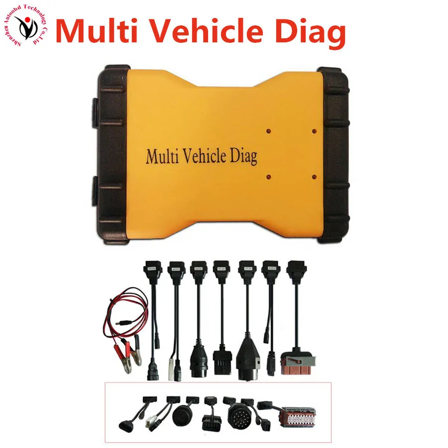 DHL! 2015 3 R3 VD TCS CDP Pro светодиодный в 1 мультитранспортных средств Diag MVD без Bluetooth с 8