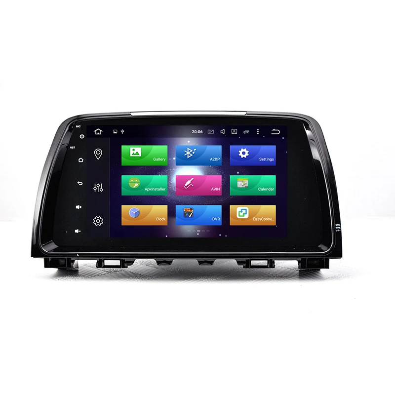 Best Aoluoya IPS 4GB RAM 32GB ROM Octa Core Android 8.0 CAR DVD Player For MAZDA 6 2013 2014 2015 Radio GPS Navigation multimedia DAB 1