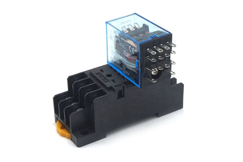 Dpdt com Soquete Base de Relé v dc Pequeno 5a 14pin Bobina 10 Pcs My4nj 12 6 small relay