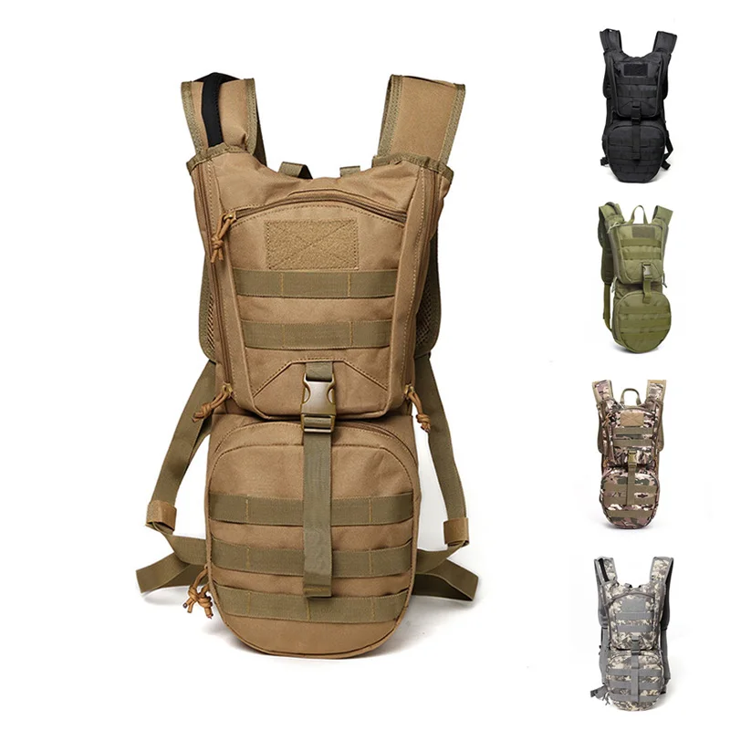 

3L Outdoor Backpack Molle Military Tactical Hydrator Pouch Cycling Water Bag Camping Camelback Hiking Nylon Camel Bag Cycling