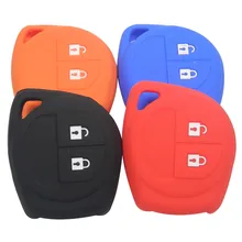 4 Cor 2 Botões de Silicone Tampa Da Chave Do Carro Para Suzuki Sx4 Liana Swift Vitara Jimny Ignis Alto Estima Remoto Titular Cobertura Fob Shell