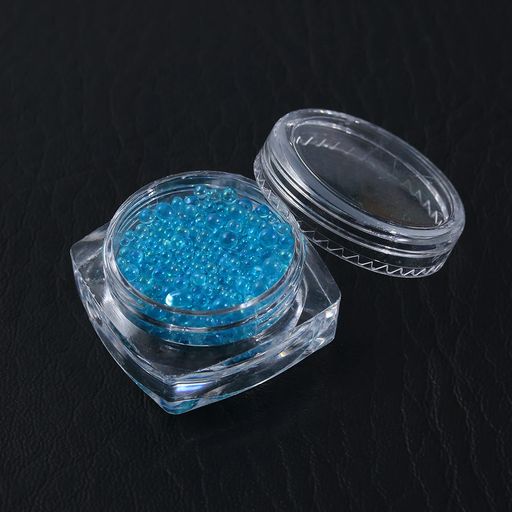 2 коробки/набор разноцветные прозрачные 0,5-3 мм Мини смешанные Пузырьковые бусины крошечные украшения для поделок из смолы аксессуары для дизайна ногтей