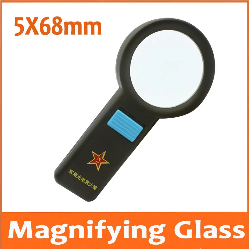 5X Toy Gift LED Reading Magnifying Glass Illuminated Household Handheld Office Loupe with Lamps Children Students Magnifier | Инструменты
