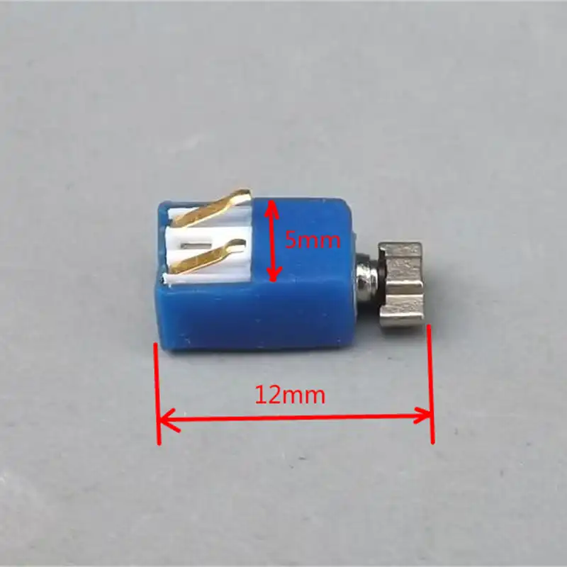 12Pcs DC 3 V 3800 tr//min Carré Téléphone Portable 0408 Vibreur Vibration Motor