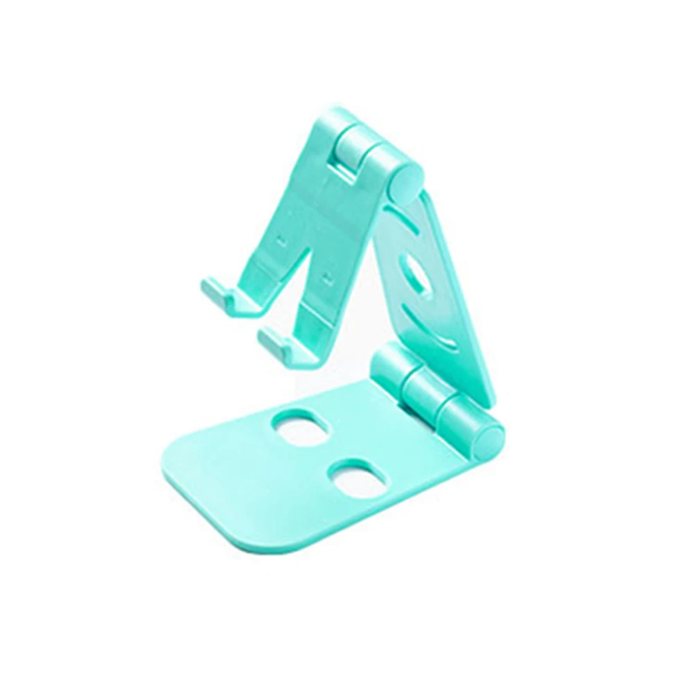 Blue Подставка для игр, настольная подставка, универсальный держатель для мобильного телефона, портативная двойная Складная подставка для телефона - Цвет: Blue