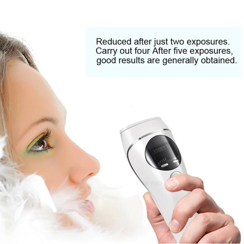  2019 Hair Remover Laser Depilator Permanent LCD Display Machine Painless Epilator Face Body Beauty 