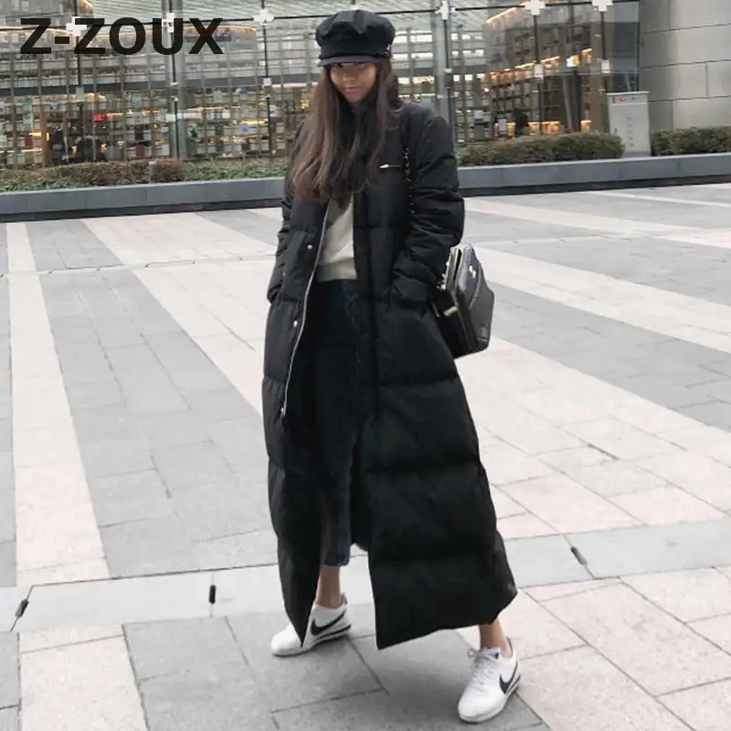Z-ZOUX Womens Down Jackets Thickened Super Long White Duck Down Jacket Women Winter Jacket Women Long Sleeve Down Coat 2018 New Z-ZOUX Womens Down Jackets Thickened Super Long White Duck Down Jacket Women Winter Jacket Women Long Sleeve Down Coat 2018 New