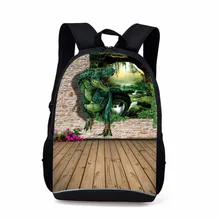 Dinosaur Printed Kids Backpack