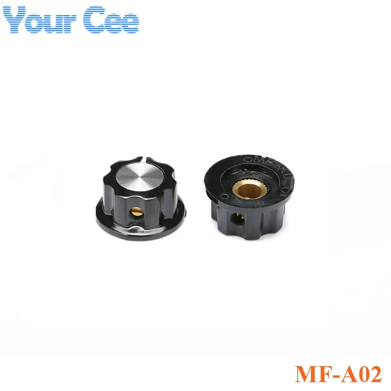 MF-A01 MF-A02 MF-A03 MF-A04 MF-A05 Potentiometer Knob Cap Rotary Switch Knobs Caps 6mm for RV24 3590S WHT118 WXD3 (3)
