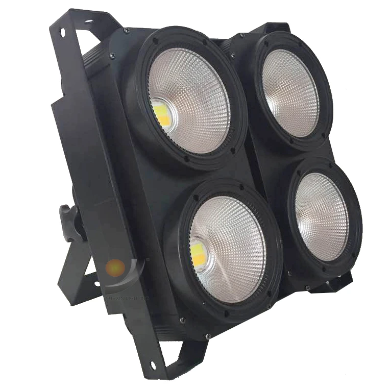 

4x100W LED COB Light 4 Eyes Led Audience Light cool white with warm white 2IN1 or single cool or warm optional