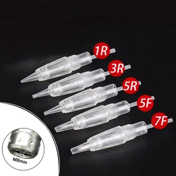 

50PCS Each 10pcs Sterilized Microblading Needles For Electric Tattoo Machine Pen Tattoo Needles For Eyebrows Permanent Make Up