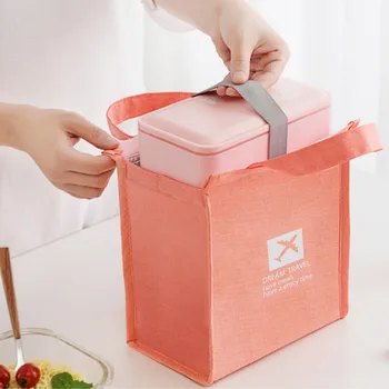 

Thermal Oxford Lunch Bag Waterproof Portable Food Picnic Bento Tote Travel Insulated Lunch Bag