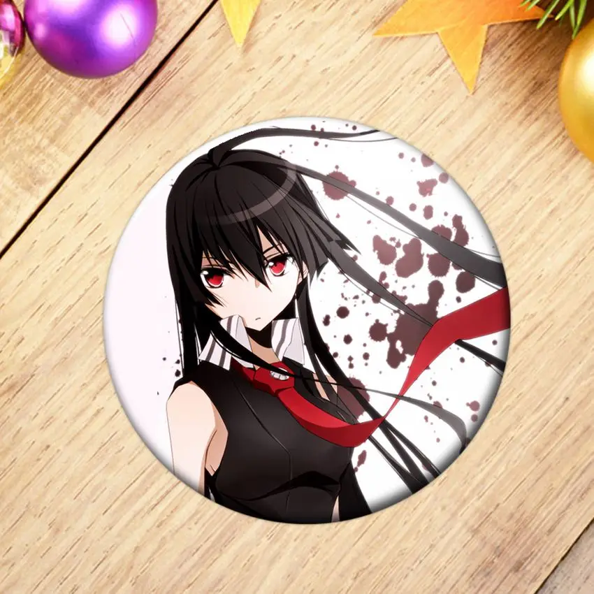 1 шт. аниме Akame ga KILL значок косплея мультфильм Tatsumi брошь булавки Lubbock коллекция