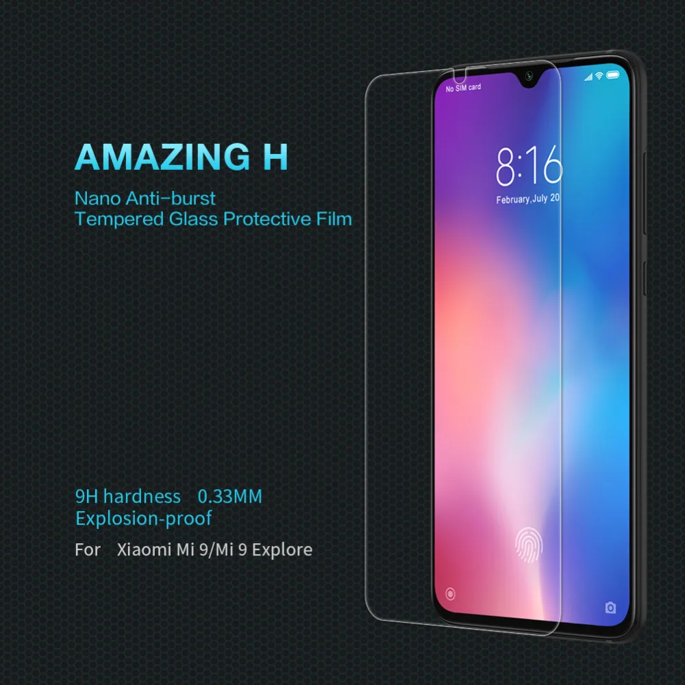 For Xiami Mi8 Mi9 Glass Original Nillkin Amazing H Tempered Glass Screen Protector Screen Film For Xiaomi Mi 9 Mi 8 mobile Film For Xiami Mi8 Mi9 Glass Original Nillkin Amazing H Tempered Glass Screen Protector Screen Film For Xiaomi Mi 9 Mi 8 mobile Film